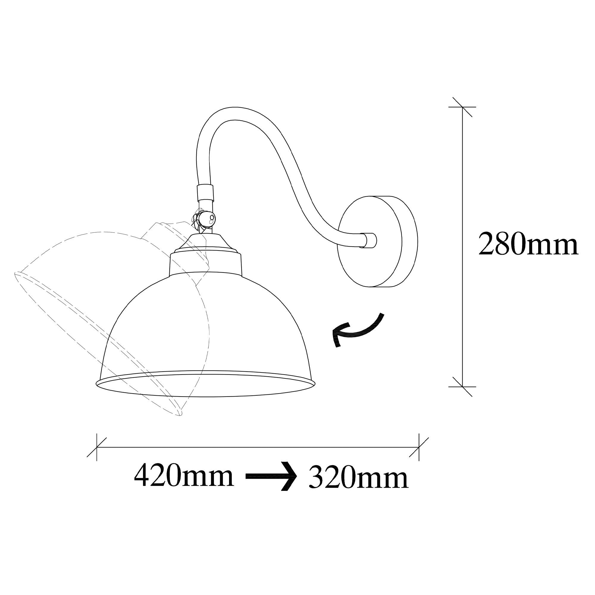 Zidna lampa Sağlam - 3742 | AG-vitahome.hr