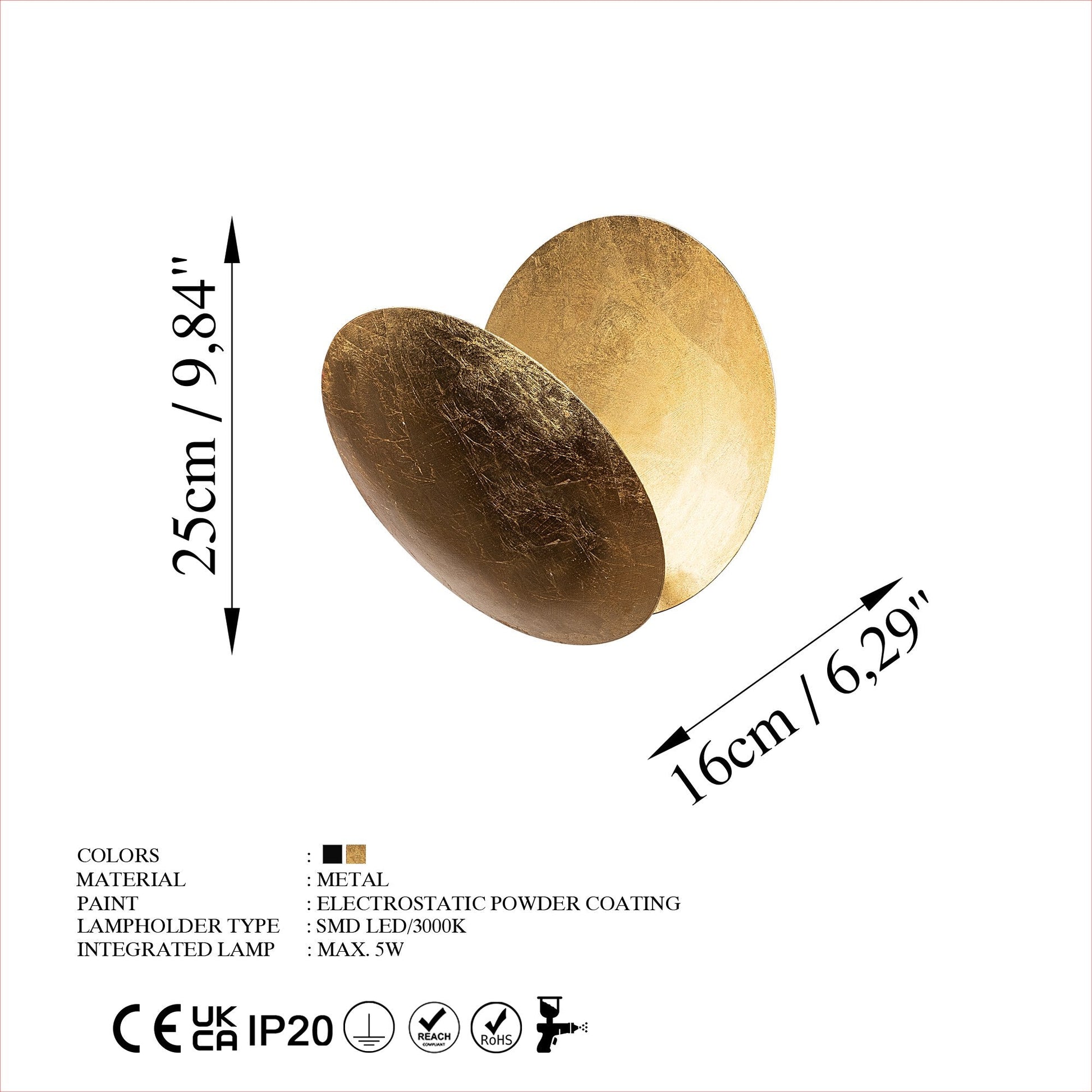 Zidna lampa Yosma-13640 | AG-vitahome.hr