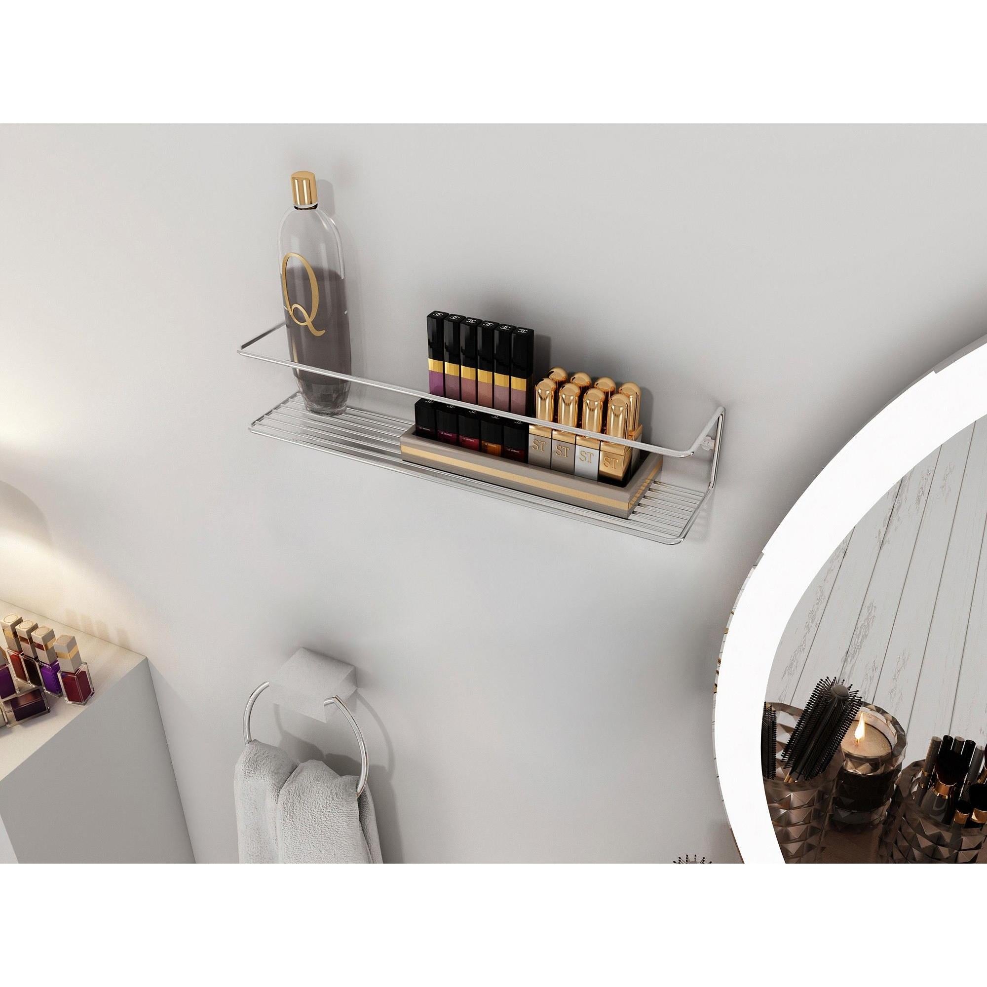 Zidna polica Banyo Makyaj Rafı, Baharatlık - Chrome | AG-vitahome.hr