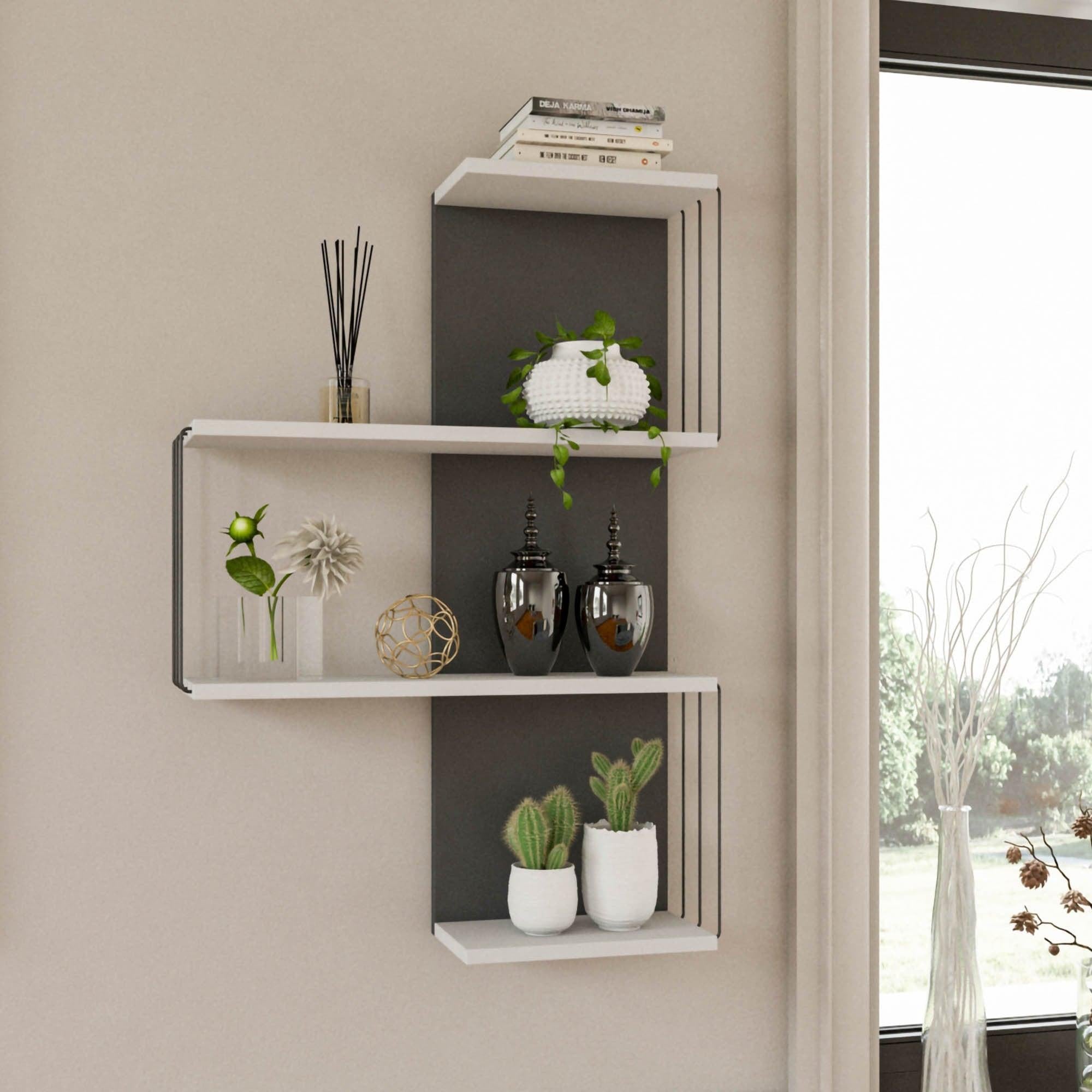 Zidna polica Cambel - Anthracite | AG-vitahome.hr