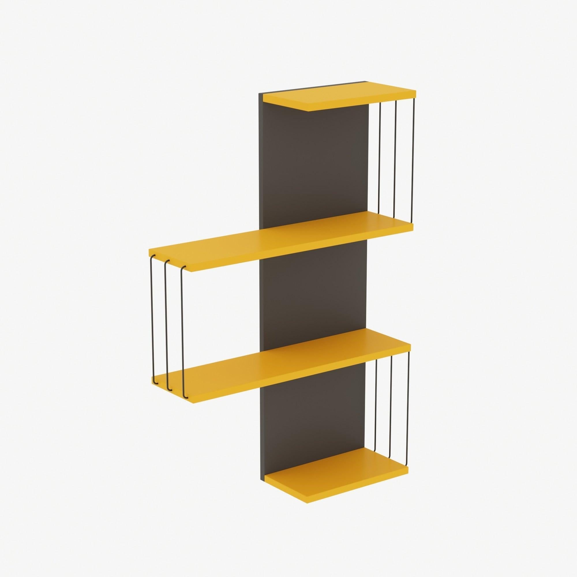 Zidna polica Cambel - Yellow | AG-vitahome.hr