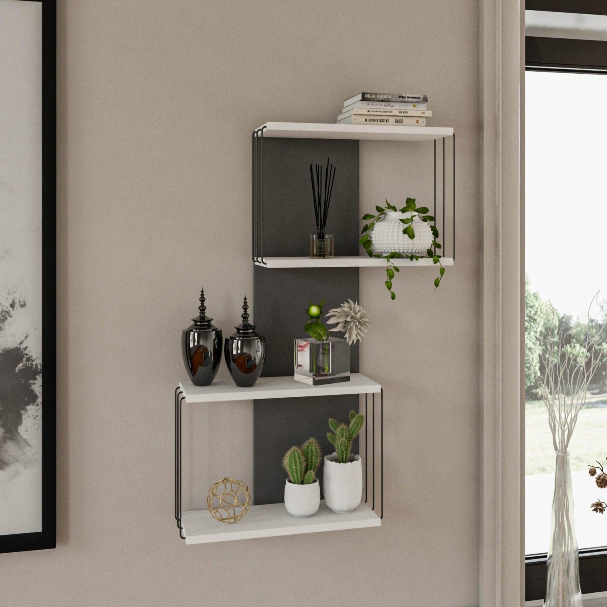 Zidna polica Destan - White | AG-vitahome.hr