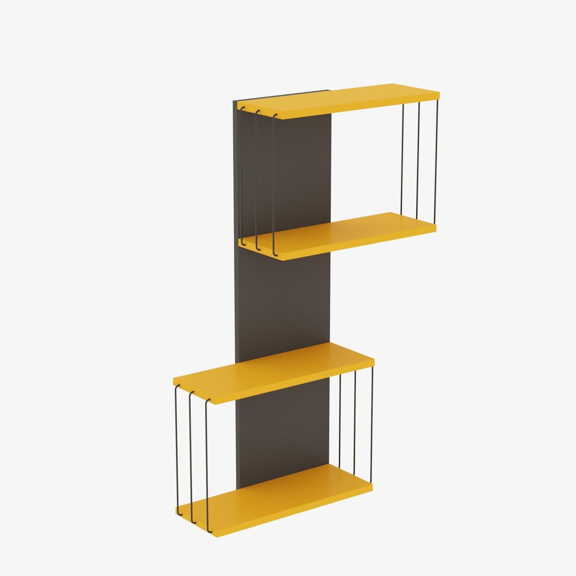 Zidna polica Destan - Yellow | AG-vitahome.hr