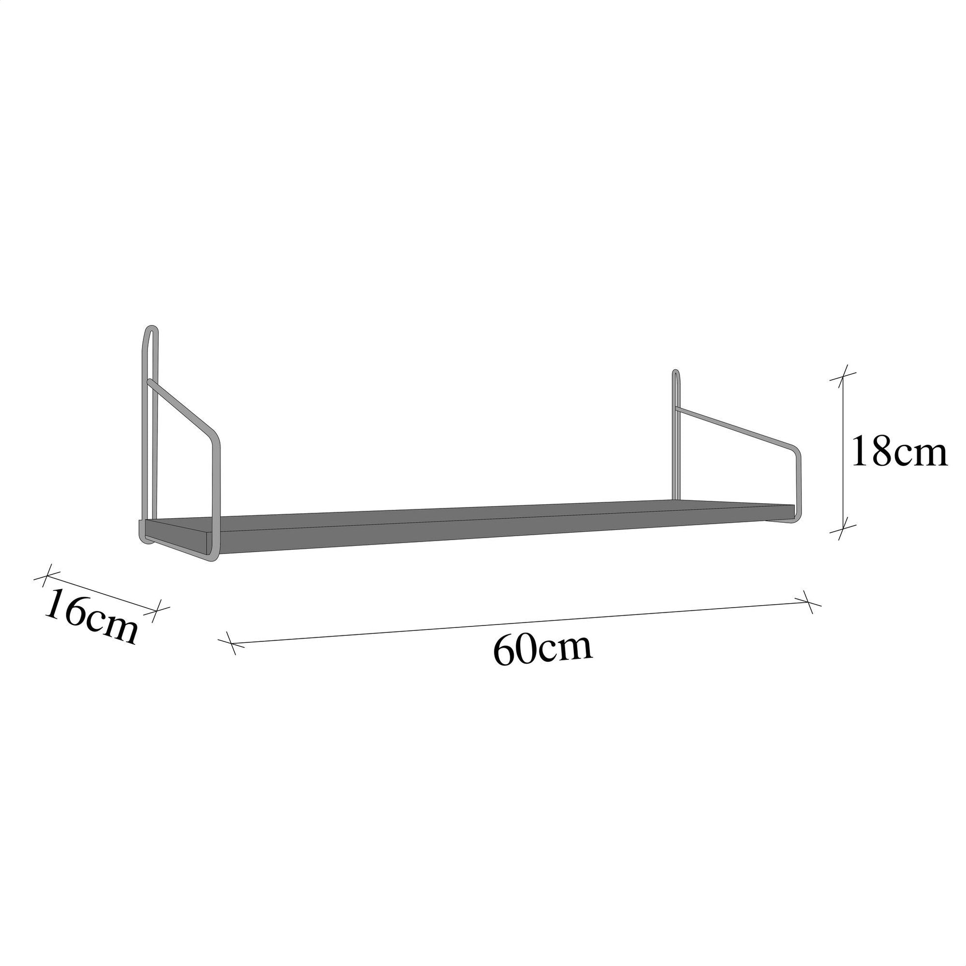 Zidna polica Duvar Rafı 60 cm Extra | AG-vitahome.hr