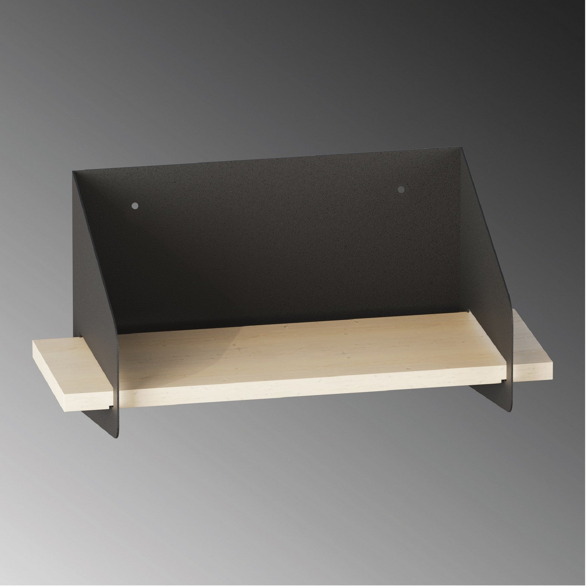 Zidna polica Medıum Arm - Black | AG-vitahome.hr