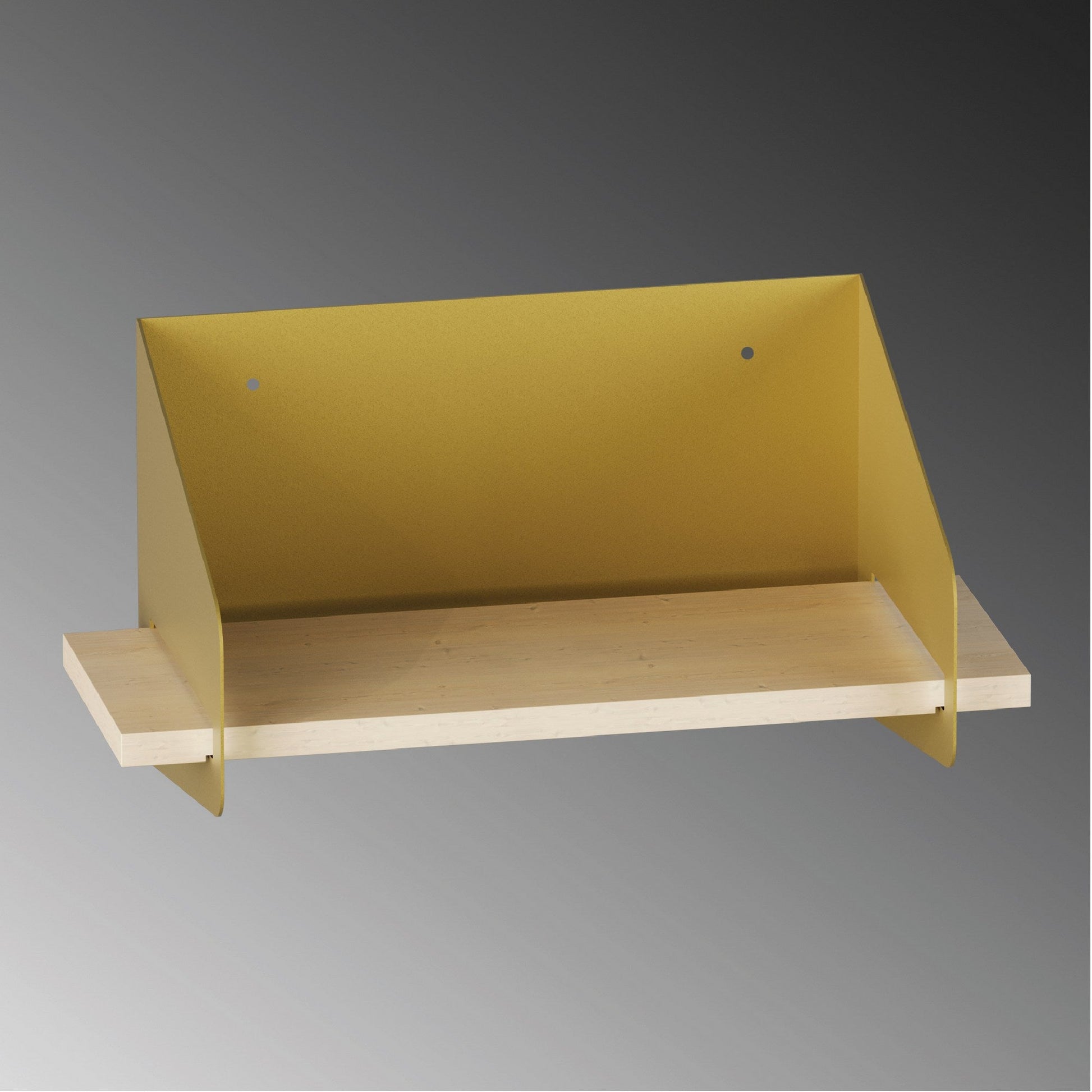 Zidna polica Medıum Arm - Gold | AG-vitahome.hr