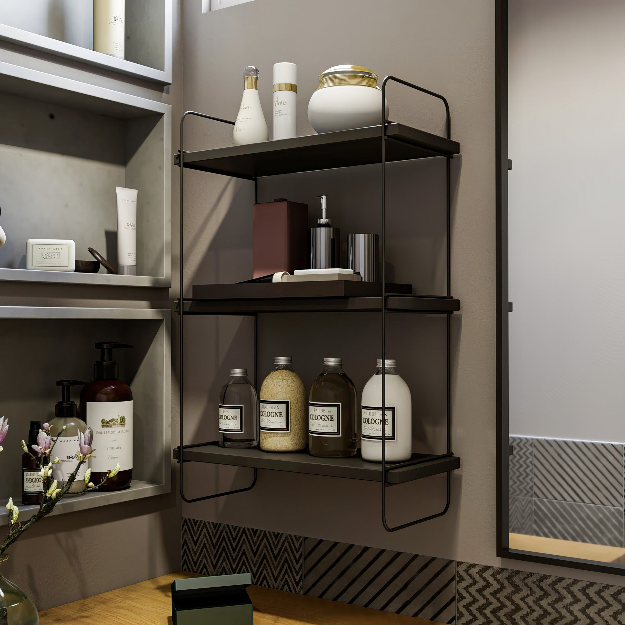 Zidna polica Pulalis - Anthracite | AG-vitahome.hr