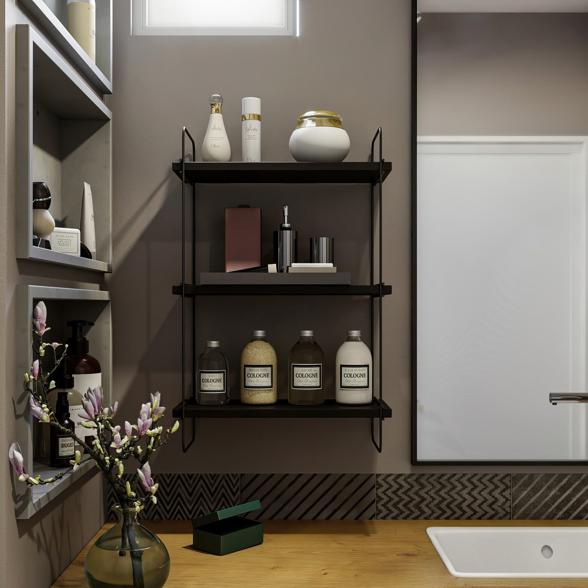 Zidna polica Pulalis - Anthracite | AG-vitahome.hr