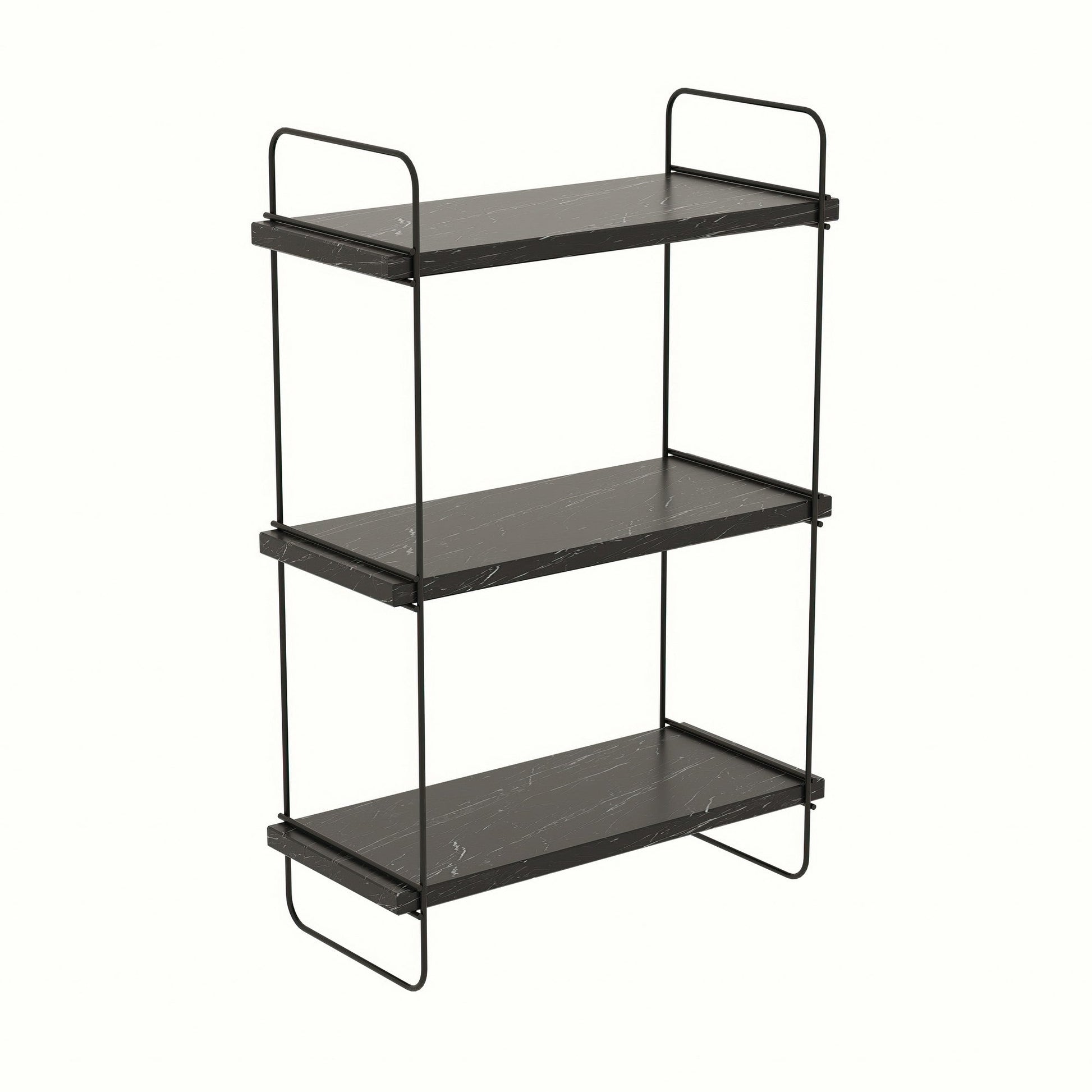 Zidna polica Pulalis - Black Marble | AG-vitahome.hr