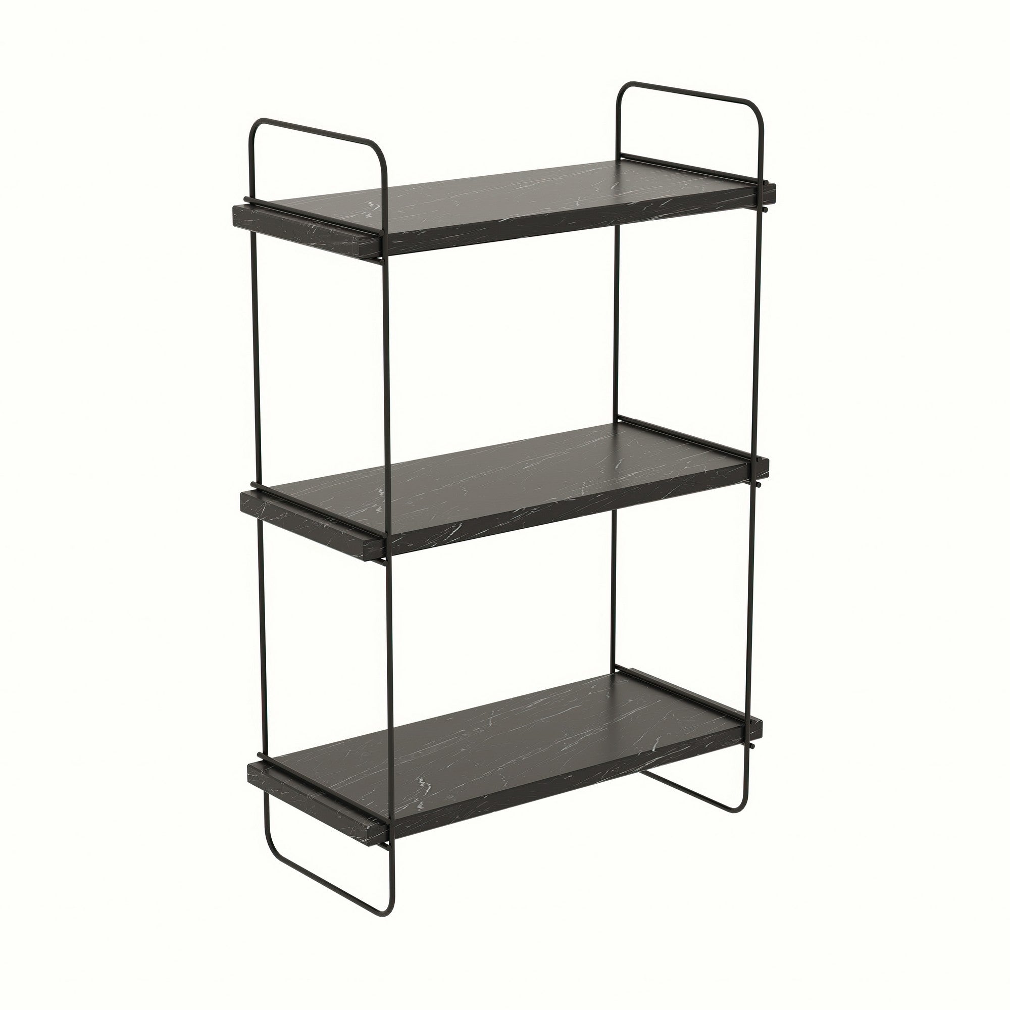 Zidna polica Pulalis - Black Marble | AG-vitahome.hr