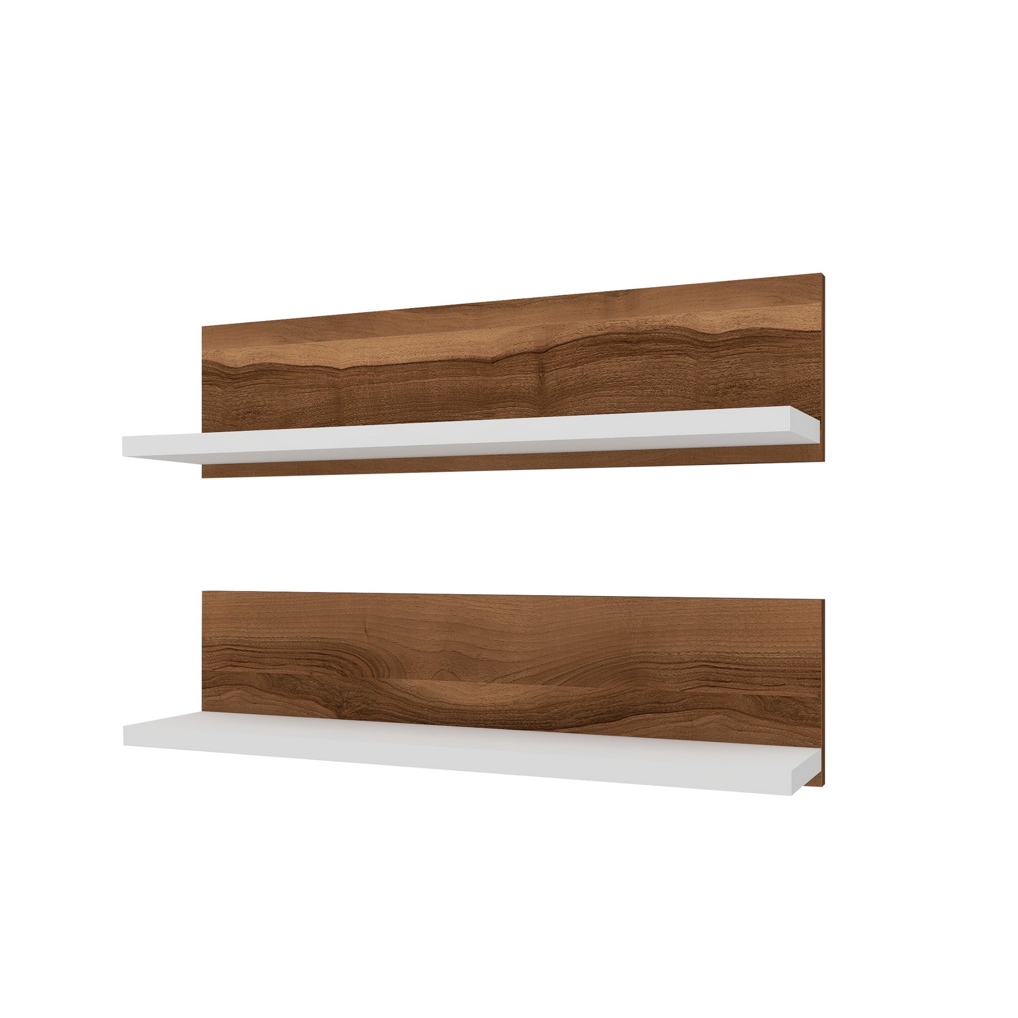 Zidna polica Shelf - Walnut, White | AG-vitahome.hr