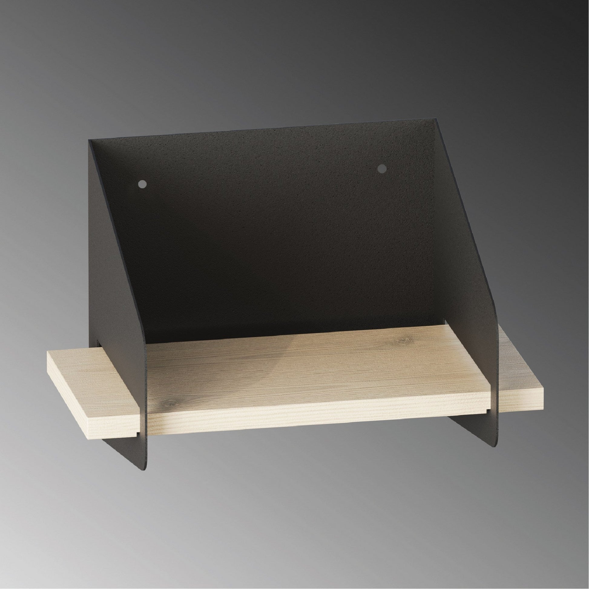 Zidna polica Short Arm - Black | AG-vitahome.hr