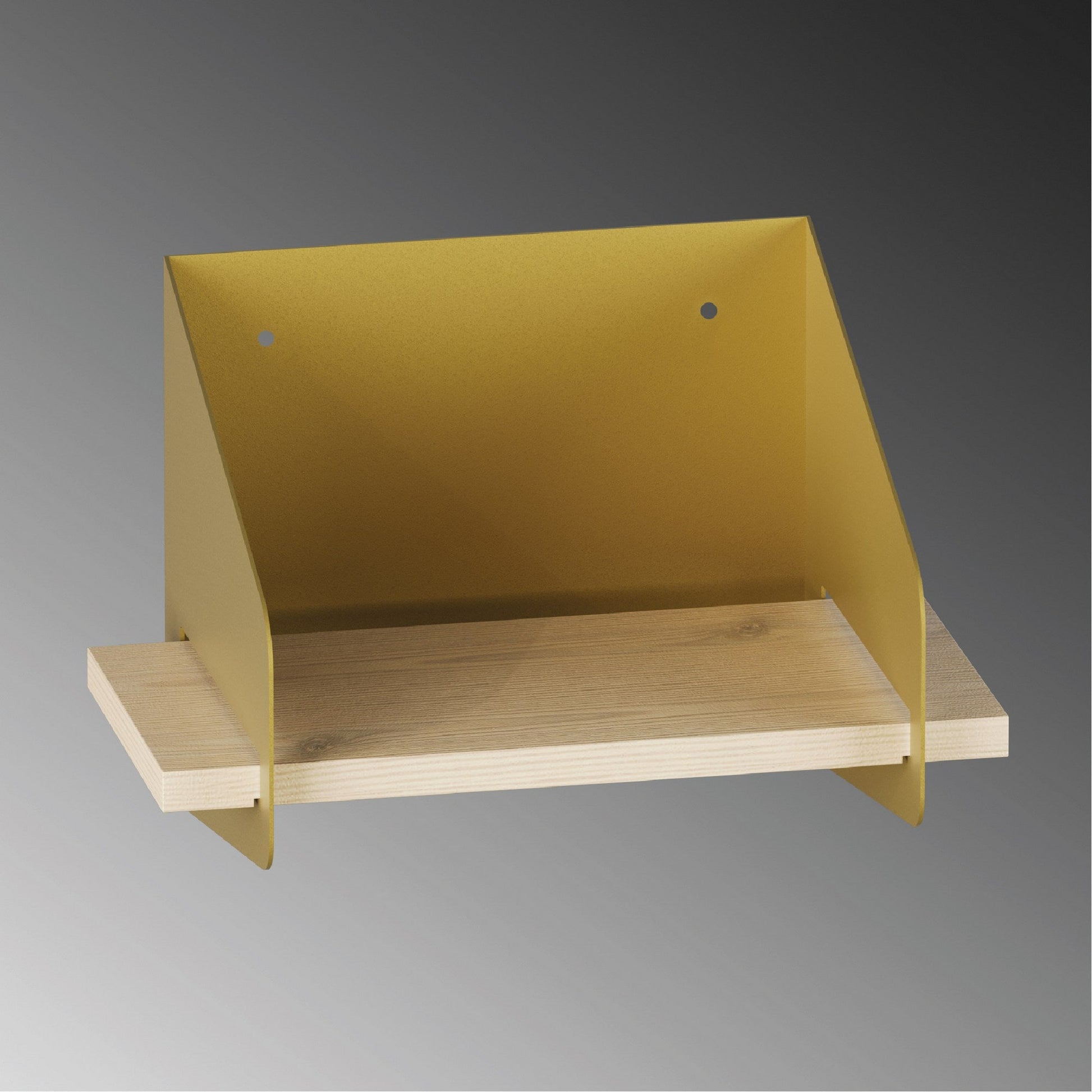 Zidna polica Short Arm - Gold | AG-vitahome.hr