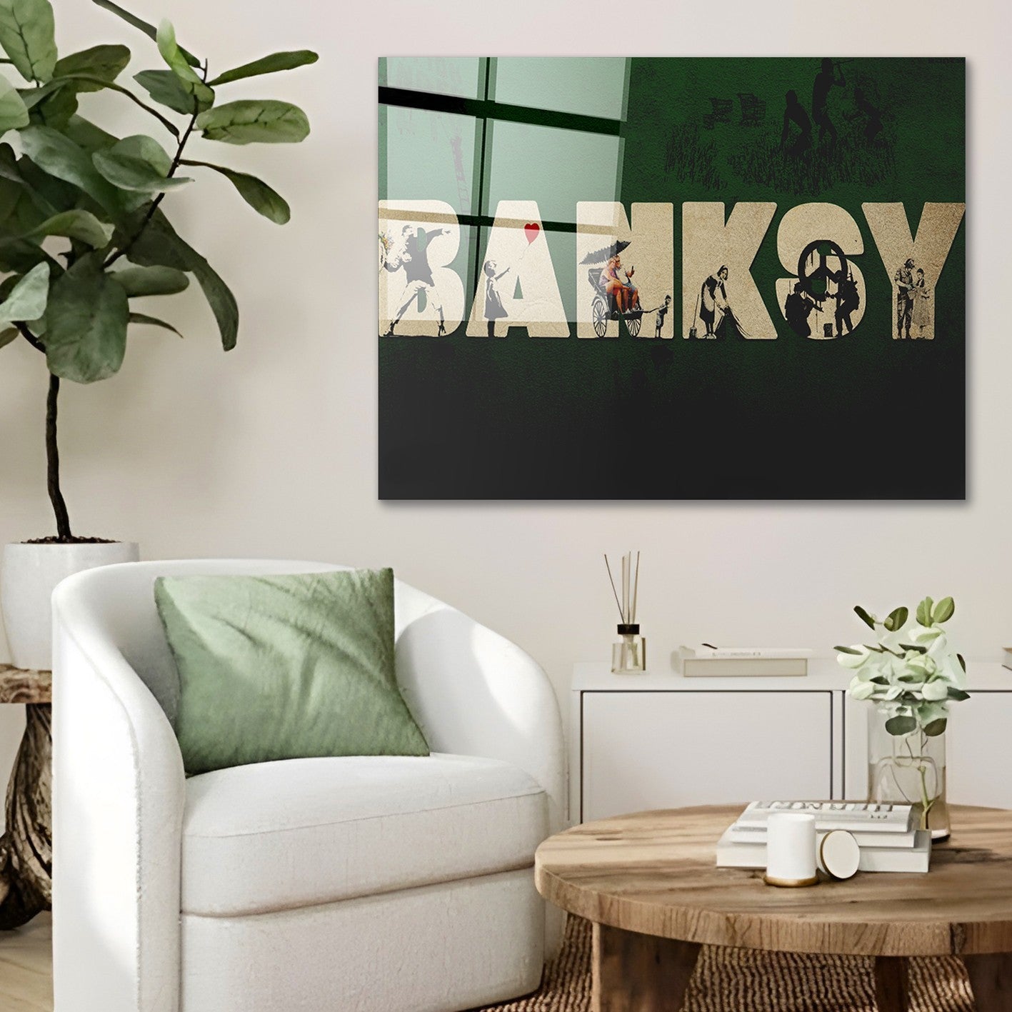 Zidna slika od kaljenog stakla, 2290 - 70 x 100 | AG-vitahome.hr
