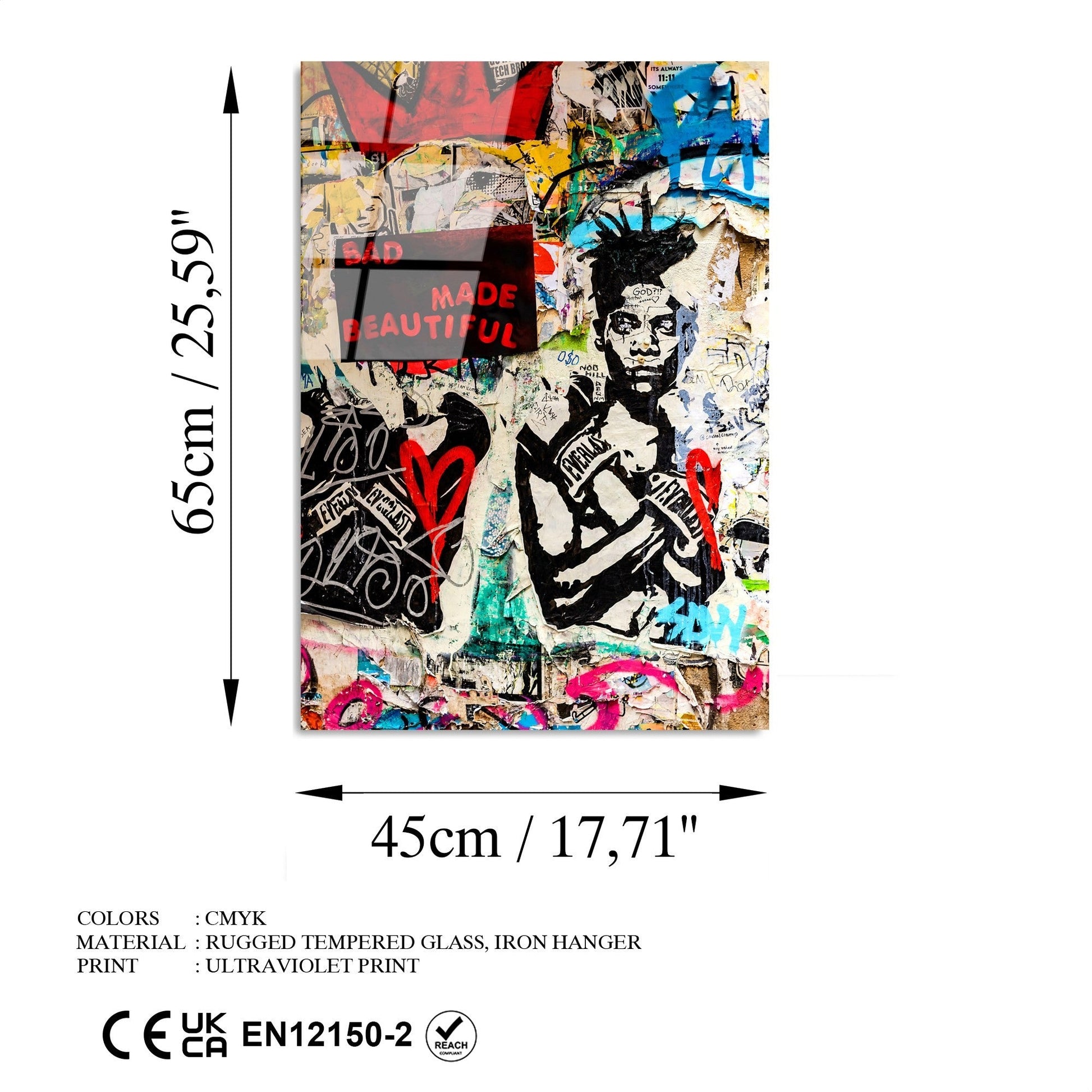 Zidna slika od kaljenog stakla, UV-495 45 x 65 | AG-vitahome.hr