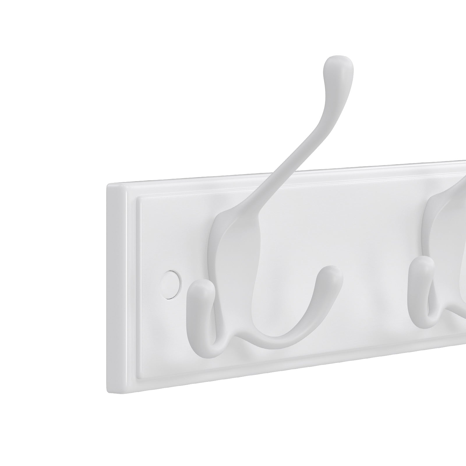 Zidna vješalica za kapute s 4 trostruke kuke, 40 x 11 x 7 cm, bijela | SONGMICS-vitahome.hr